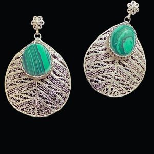 Pure Silver Earrings 92.5 Filigree