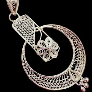 Pure Silver Earrings 92.5 Filigree