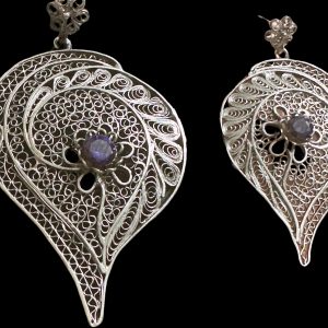Pure Silver Earrings 92.5 Filigree