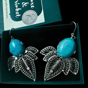 Pure Silver Earrings 92.5 Filigree