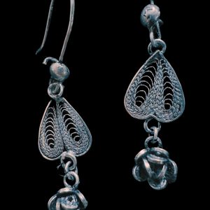 Pure Silver Earrings 92.5 Filigree
