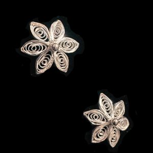 Pure Silver Earrings 92.5 Fiigree