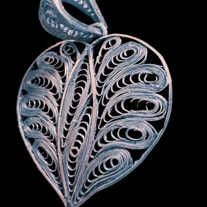 Pure Silver Pendant 92.5 Filigree