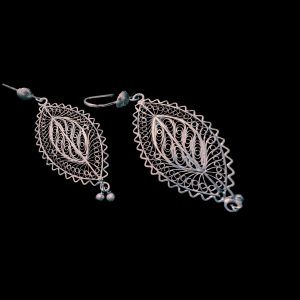 Pure Silver Earrings 92.5 Filigree