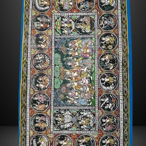 Pattachitra painting wall decor 39/24 of Sri Ram